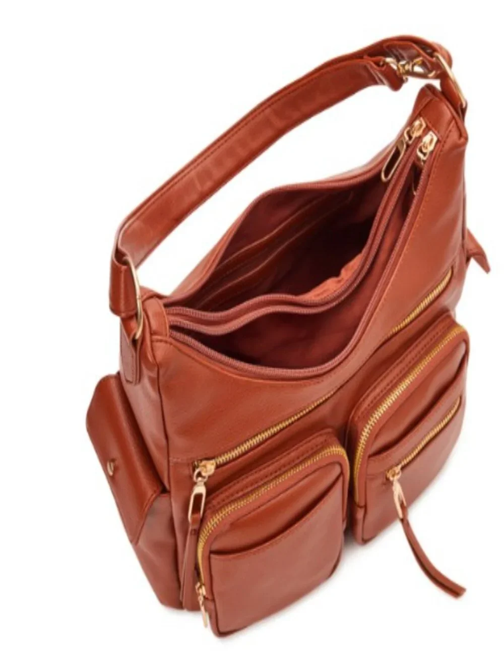 Time and Tru Multi-Compartment Faye Hobo Handbag